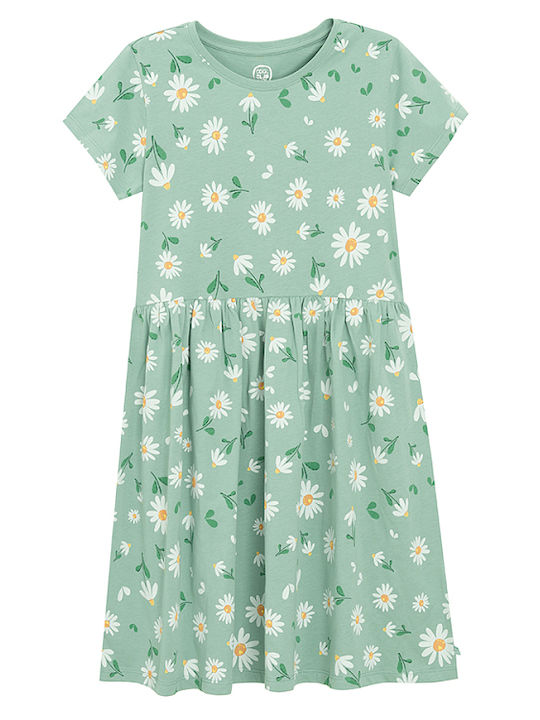 Short Sleeve Dress Green Ccg2821276