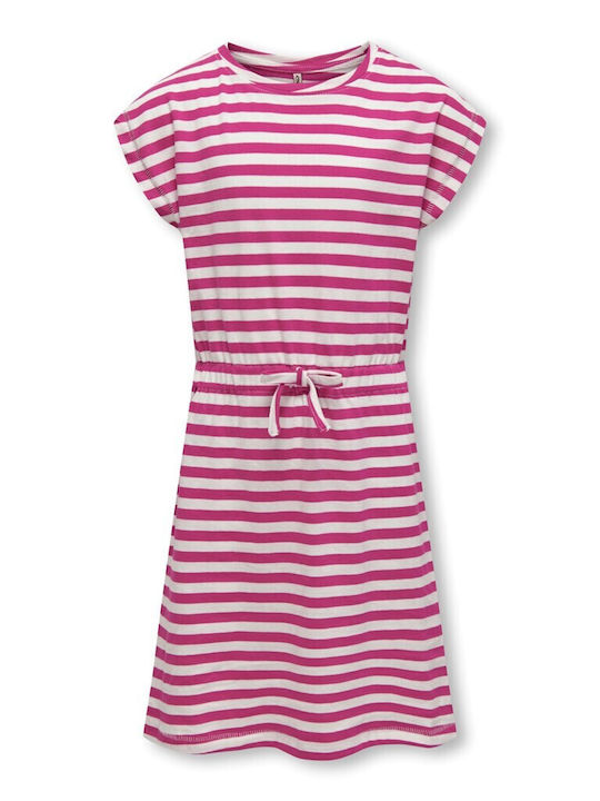 Kids Dress Short Sleeve Dresses Kids Only Fuchsia Girl 15186520 Fuchsia