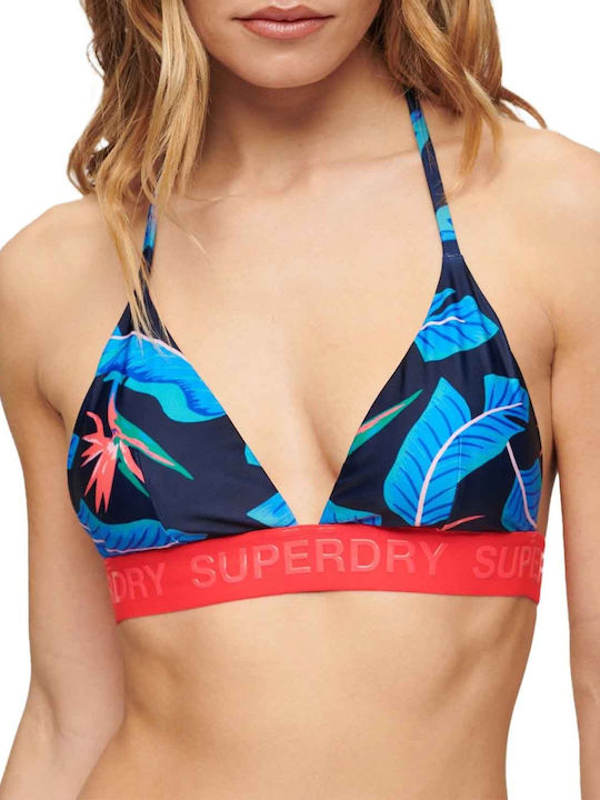 Superdry Bikini Τριγωνάκι Μπλε