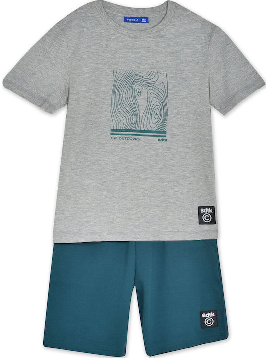 Bdtk T-shirt Ss & Walshort 1241-751599 1241-751599-54680 Body Talk Grey