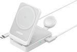 Anker Magsafe Ladegerät 15W Weißs (MagGo 3-in-1)