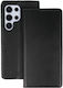 smart magneto Book Silicone / Leather / Fabric Black (Moto G42)