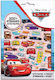 388663 Self-adhesive Disney Cars Block 300 pcs, 14,5x21,5 cm Set of 6 pcs