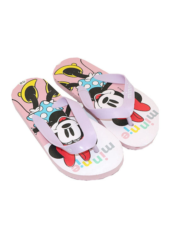 Kids' Flip Flops Minnie Purple Minnie Mouse