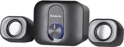 Defender V13 Difuzoare de Calculator 2.1 cu Putere 11W în Negru Culoare