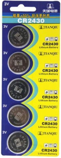 Batterien Lithium für Uhren CR2430 3V 5Stück