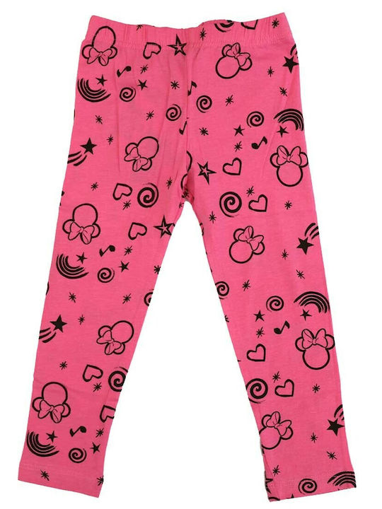 Disney Kinder Leggings Lang Rosa