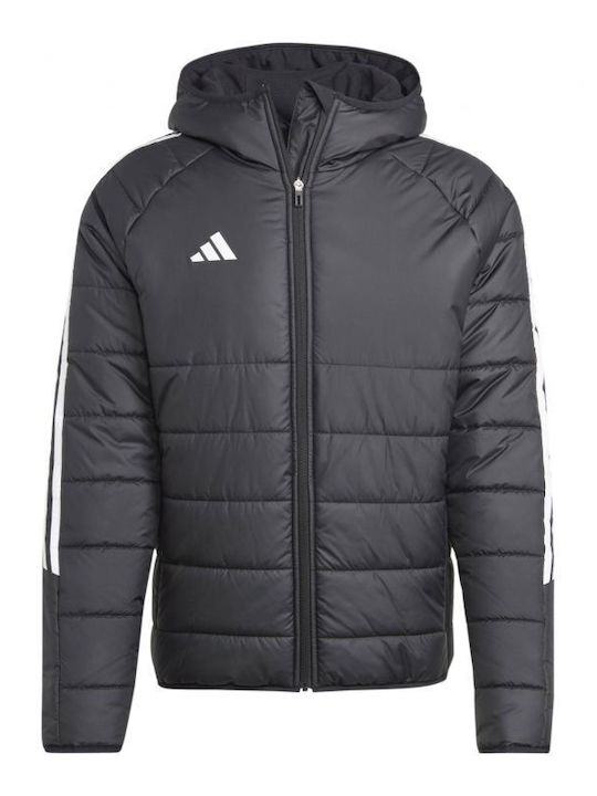 Adidas Tiro Ανδρικό Χειμωνιάτικο Μπουφάν Puffer Μαύρο