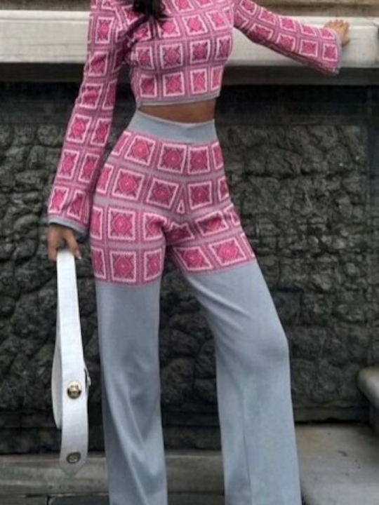 Women's Gray Set with Pants