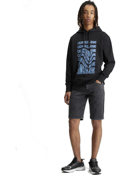 Herrenshorts Jeans BLACK