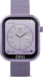 OPS! Objects Call Love Diamons Smartwatch with Heart Rate Monitor (Lilac)