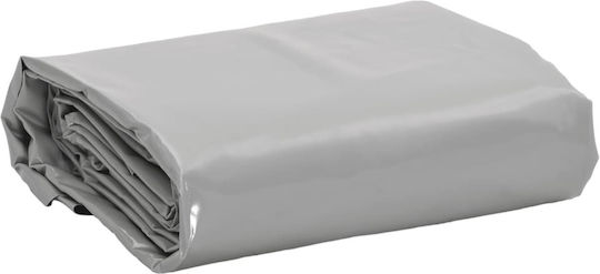 vidaXL Waterproof Tarpaulin 600gr/m² 8x6m. Heavy Duty Gray