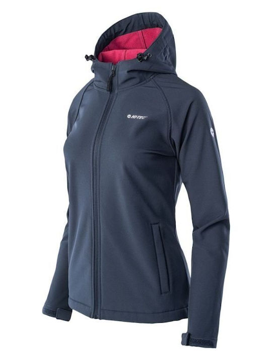 Women's Short Lifestyle Jacket for Winter with Hood BLACK