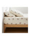La Redoute Interieurs Cearșaf Single cu Elastic 90x190+30cm. Bej
