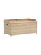 vidaXL Outdoor Storage Box Brown L100xW50xH52cm