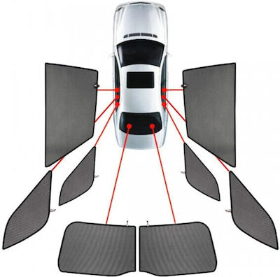 CarShades für Bmw Fünftürer (5D) 8Stück