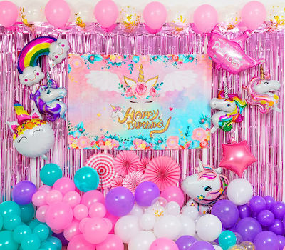 Set of 118 Balloons Pink Birthday-Celebration