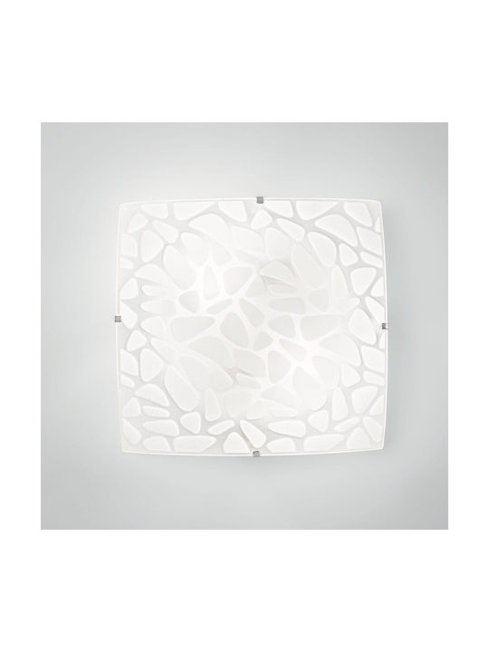Fan Europe Island Luminiță De Tavan Montată 30cm Albă Cu Bază De Bec E27