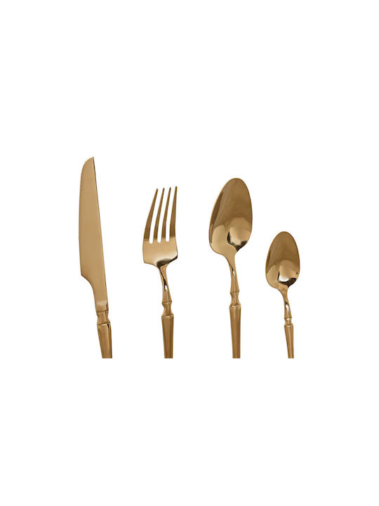 Home Esprit Cutlery Set Stainless Gold 16pcs