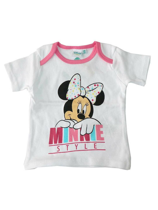 Disney Kids Blouse Short Sleeve White