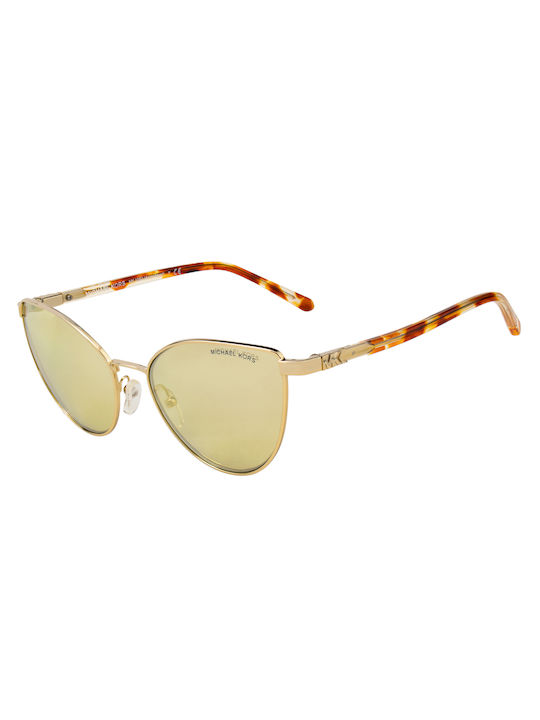 Michael Kors Sonnenbrillen mit Gold Rahmen und Gold Linse M10521014V957