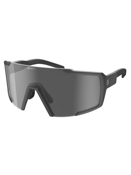 Scott Shield Sunglasses with Black Plastic Frame and Black Lens 2753800135119