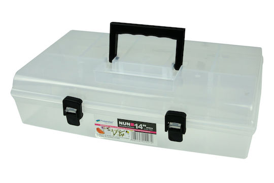 Prosperplast Tool Compartment Organiser 6 Slot Transparent 35.9x23.8x8.5cm