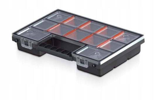 Prosperplast Tool Compartment Organiser 12 Slot Black