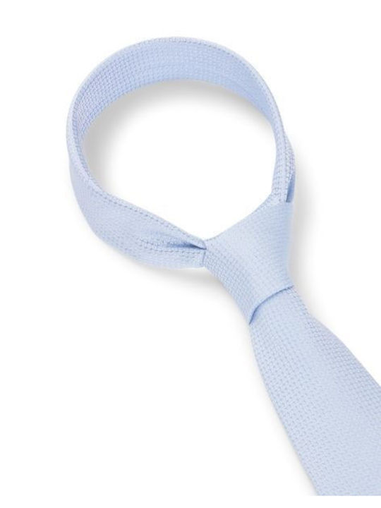 Hugo Boss Ανδρική Γραβάτα Μεταξωτή σε Γαλάζιο Χρώμα