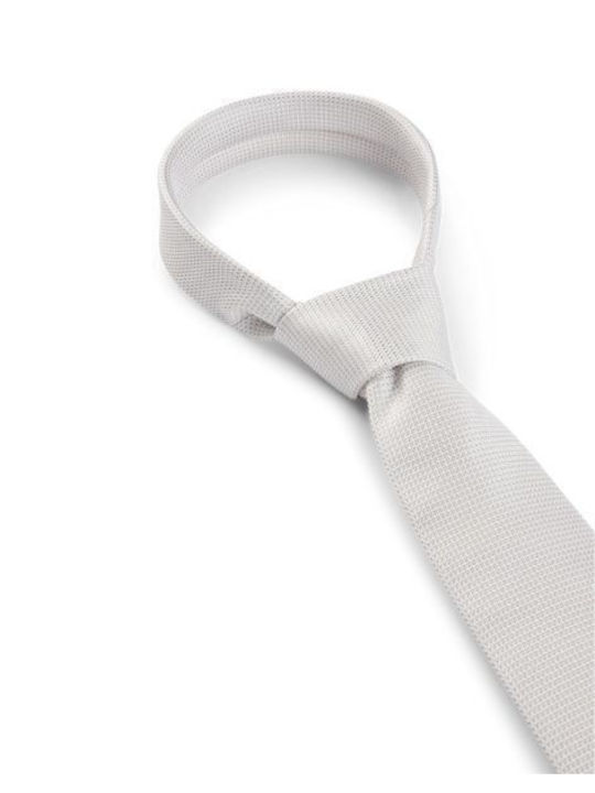 Hugo Boss Herren Krawatte Seide in Gray Farbe