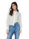 Long Sleeve Women's White Shirt