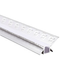 Aca Profil de aluminiu pentru banda LED cu Opal Capac
