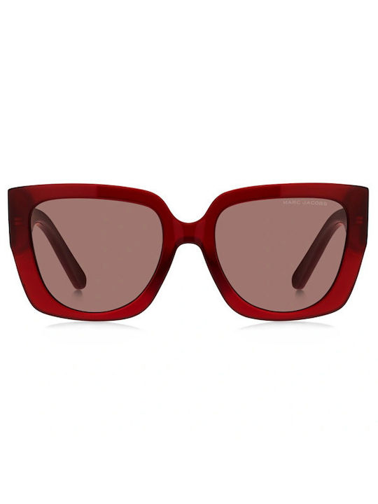 Marc Jacobs Sonnenbrillen mit Rot Rahmen und Ro...