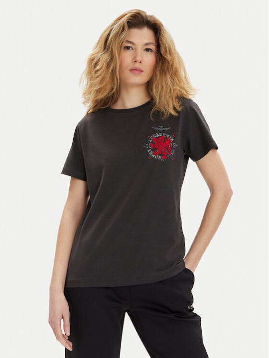 Aeronautica Militare Γυναικείο T-shirt Γκρι
