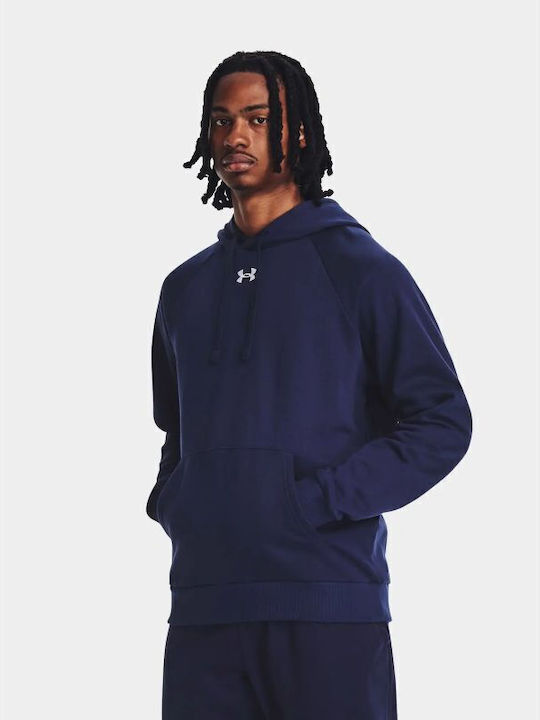 Under Armour Rival Sweatshirt mit Kapuze Dark Blue