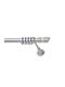 Anartisi Metallic Curtain Pole S25 Double with Rod Diameter 25mm Length 160cm Nickel Satin