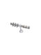 Guy Laroche Metallisch Vorhangstange Tango Einfach Φ25mm 160cm Silber