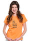 BodyTalk Γυναικείο Αθλητικό T-shirt Πορτοκαλί