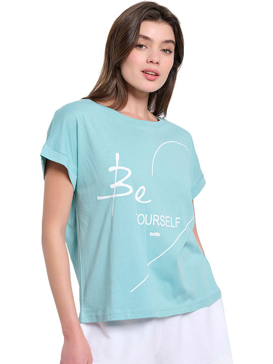 BodyTalk Women's Athletic T-shirt Turquoise