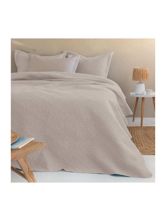 Palamaiki Karen Κουβερλί Μονό Microfiber Μπεζ 160x240cm