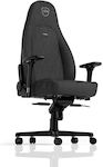 Noblechairs Icon Υφασμάτινη Καρέκλα Gaming με Ρυθμιζόμενα Μπράτσα Μαύρη