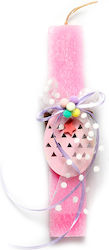 Handmade candle "egg" - Pink Handmade candle "egg" - Pink