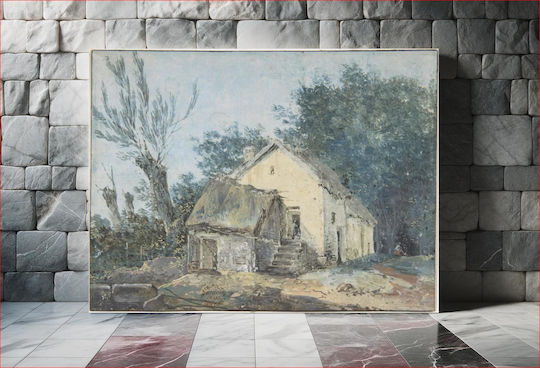 Cottage Картина Дървени 100x150см