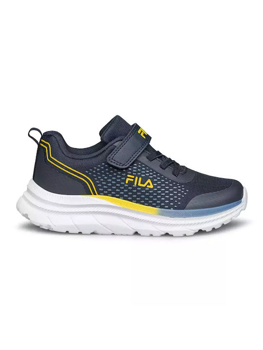 Fila Kids Sports Shoes Running Memory Fast 3 Navy Blue