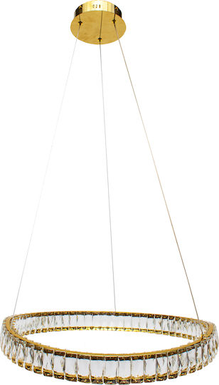 Hatzipantos Stores Pendant Light Transparent with Crystals 50cm