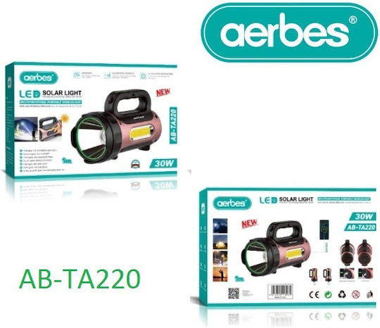 Aerbes Solar Light 30W with Photocell 20cmx9.5cmx13cmcm