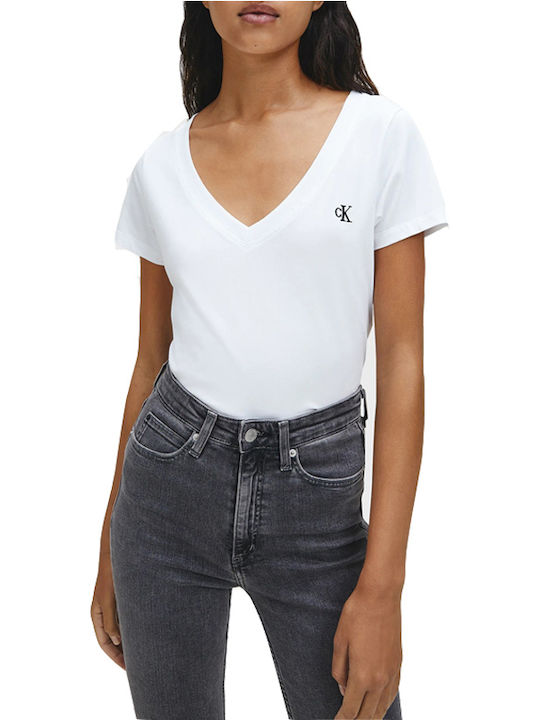 Calvin Klein Damen T-Shirt White