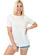 Γυναικείο Oversized T-shirt Λευκό