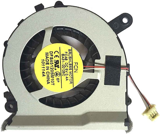Ανεμιστηράκι Laptop Cpu Cooling Fan Samsung 530u3c Kdb0505ha 3 Pins Κωδ 80022