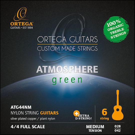 Ortega Einzelne Versilbert Saite für Klassische Gitarre